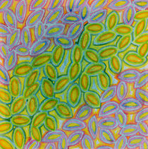 Diagonal Leaves Pattern by Heidi  Capitaine