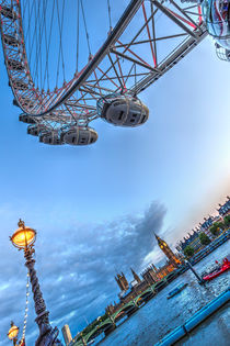 The London Eye and Westminster by David Pyatt