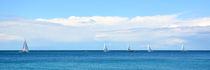 Segelboote (Panorama) von gugigei
