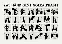 Zweihändiges Fingeralphabet by Iris Luckhaus