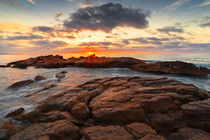 Sunset seascape. von Maxim Khytra