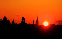 Lviv old city, sunset. von Maxim Khytra