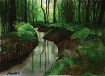 Jungle Stream by Nandan Nagwekar