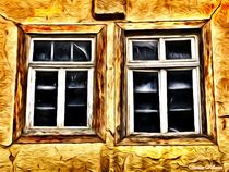 Simply 2 Wooden Windows by Sandra  Vollmann