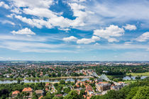 Blick über die Elbe auf Dresden by Rico Ködder