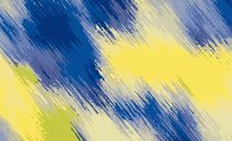 blue and yellow painting abstract background by timla
