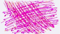 drawing pink and purple lines abstract background von timla