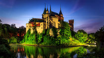 The romantic night of Bojnice castle by Zoltan Duray