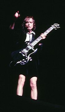 Angus Young ACDC by Sheryl  Chapman