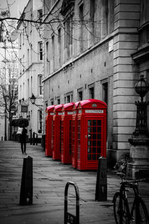 telephone box, London von Kevin  Keil