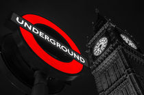 Underground, Big Ben, London von Kevin  Keil