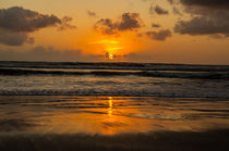 Sunset, Kuta beach, Bali by Kevin  Keil