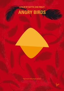 No658 My Angry Birds Movie minimal movie poster by chungkong