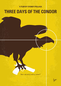 No659 My Three Days of the Condor minimal movie poster von chungkong
