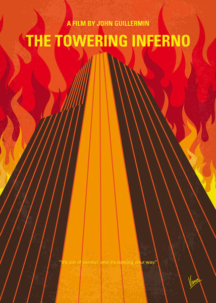 No665-my-the-towering-inferno-minimal-movie-poster