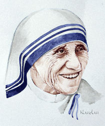 Mother Theresa by Nandan Nagwekar