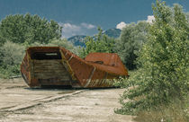 Old vessel on ground by Raymond Zoller