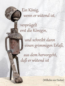 Wütender König by Raymond Zoller