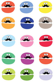 Mustache Macaron! von Cindy Shim