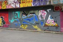Streetview in Prag - Graffiti von Christine Bässler
