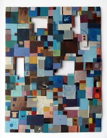 Collage mit nichts, 60x53 cm von Victor Koch