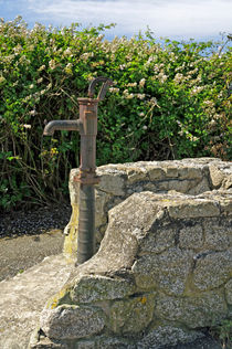 Old Water Pump at Lizard, Cornwall by Rod Johnson