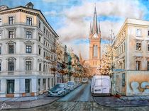 Straßenecke im Leipziger Osten von Ronald Kötteritzsch