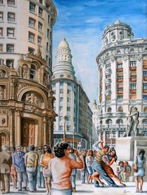 Straße in Buenos Aires by Ronald Kötteritzsch