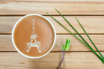 Kaffee Latte Paris von Marcus Hennen