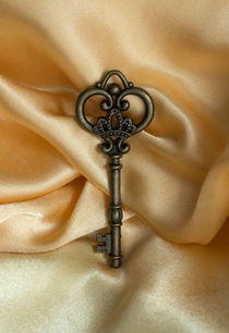 Brass ornamented key by Jarek Blaminsky