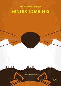 No673 My Fantastic Mr Fox minimal movie poster by chungkong
