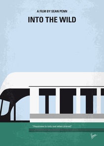 No677 My Into the Wild minimal movie poster by chungkong