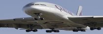Very Fat Qatar Airlines Airbus A380  von David Pyatt