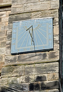 Vertical Sundial on St Mary's Church, Tutbury von Rod Johnson