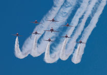 The Red Arrows Display Team by Leighton Collins