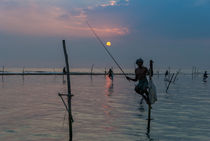 Stelzenfischer bei Koggala | Sri Lanka von Thomas Keller