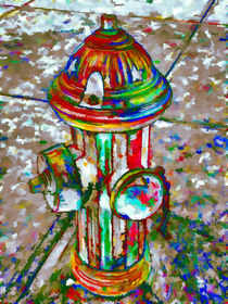 Colourful hydrant von lanjee chee