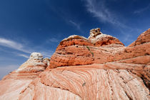 Dünenformen an Sandsteinfelsen, White Pockets Gesteinsformation, Vermilion Cliffs National Monument, Arizona, USA von geoland