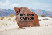 Eingang zum Red Rock Canyon, Nevada, USA von geoland