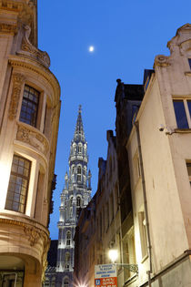 Hotel de Ville, Rathaus an der Grand Place, Brüssel, Belgien, Europa von geoland