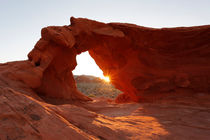 Sonnenuntergang am Arch Rock, Valley of Fire by geoland