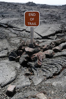 Ende des Weges, von Lava versperrt von geoland