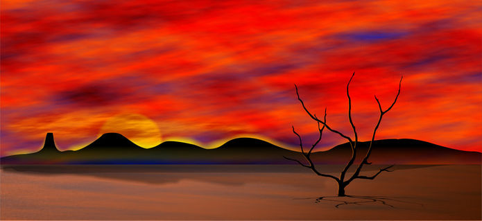 Desert-sunrise