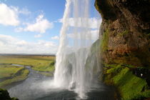 Island Seljalandsfoss Wasserfall von Steffani Lehmann