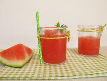 Slush Eis mit Melone und Minze von Heike Rau