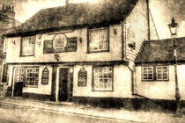 The Coopers Arms Pub Rochester Vintage by David Pyatt