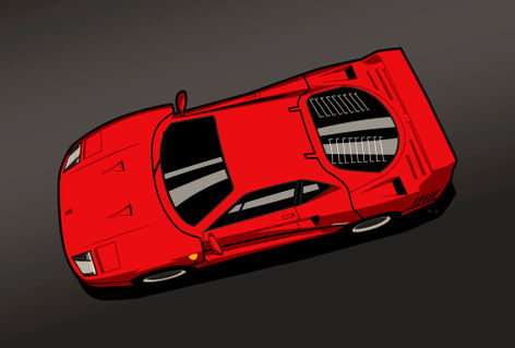 Ferrari-f40-poster