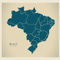 Modern-map-br-brasil-with-districts