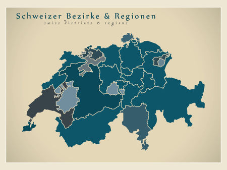 Modern-map-ch-schweiz-mit-regionen