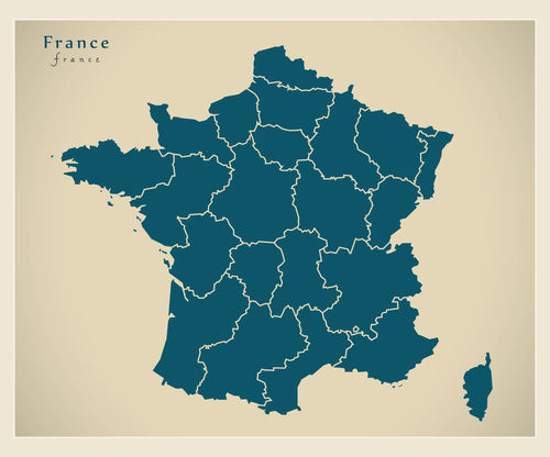 Modern-map-fr-france